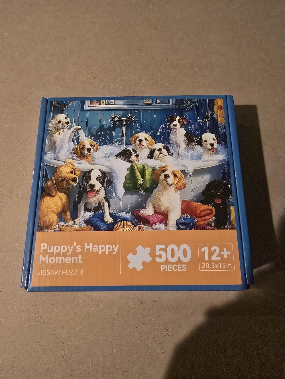 Puppy's Happy Moment 500-Piece Jigsaw Puzzle